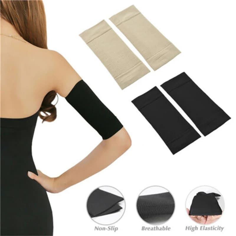 Women's Arm Modeling Gloves For Adult Elastic Arm Band Fitness for Arm Slim For Women's Arm Strap Solid Size Single