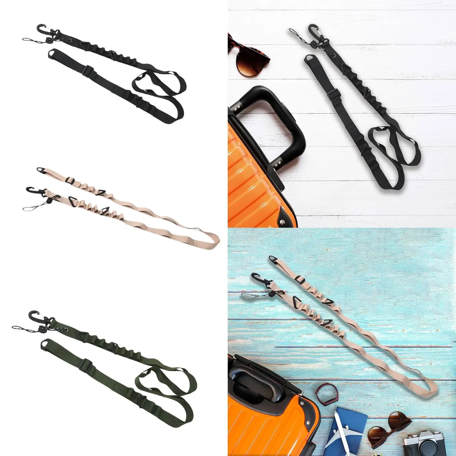 Camping Lanyard Hanger Hanging Rope Adjustable Crossbody Shoulder Strap Clothesline Storage Strap for Backpacking Hiking Rvs