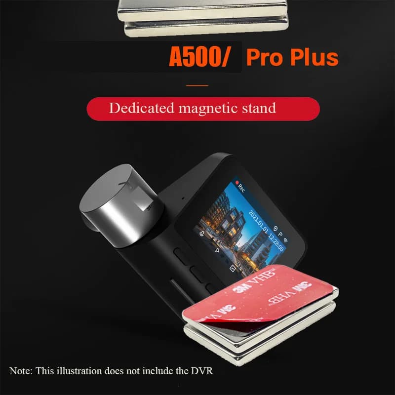 Car tachograph installation for 70mai Dash Cam pro plus/Lite dedicated and convenient installation of rectangular magnetic bracket