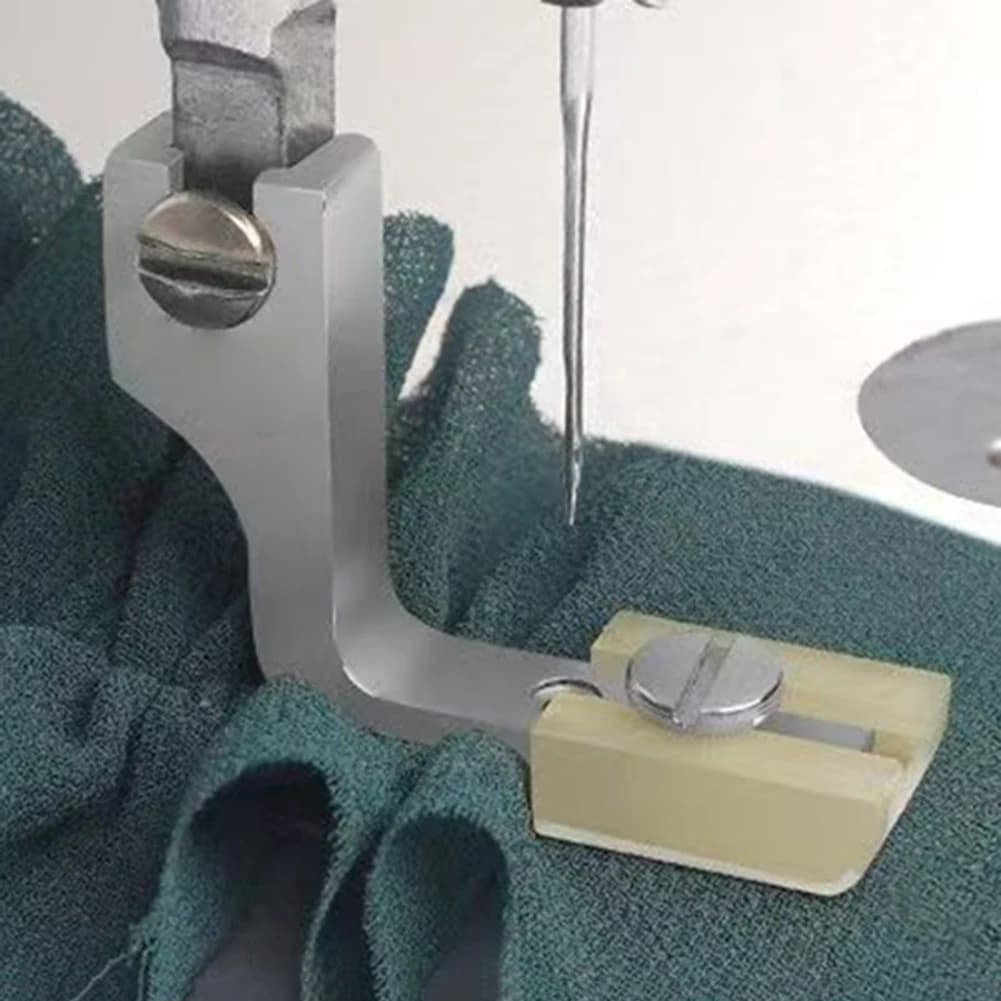 T950 Wrinkling Presser Foot 2 In 1 Wrinkle Pulling Folding Sewing Machine Accessories For Most Type Sewing Machine