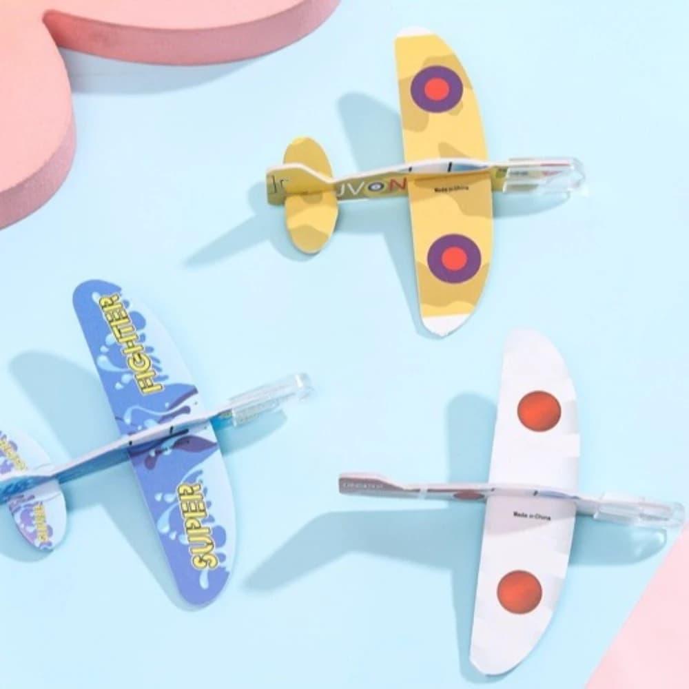 30 Pezzi Mini Puzzle Educativi per Bambini, Aeroplanini in Schiuma Fai-da-Te, Modellini di Alianti da Assemblare a Mano