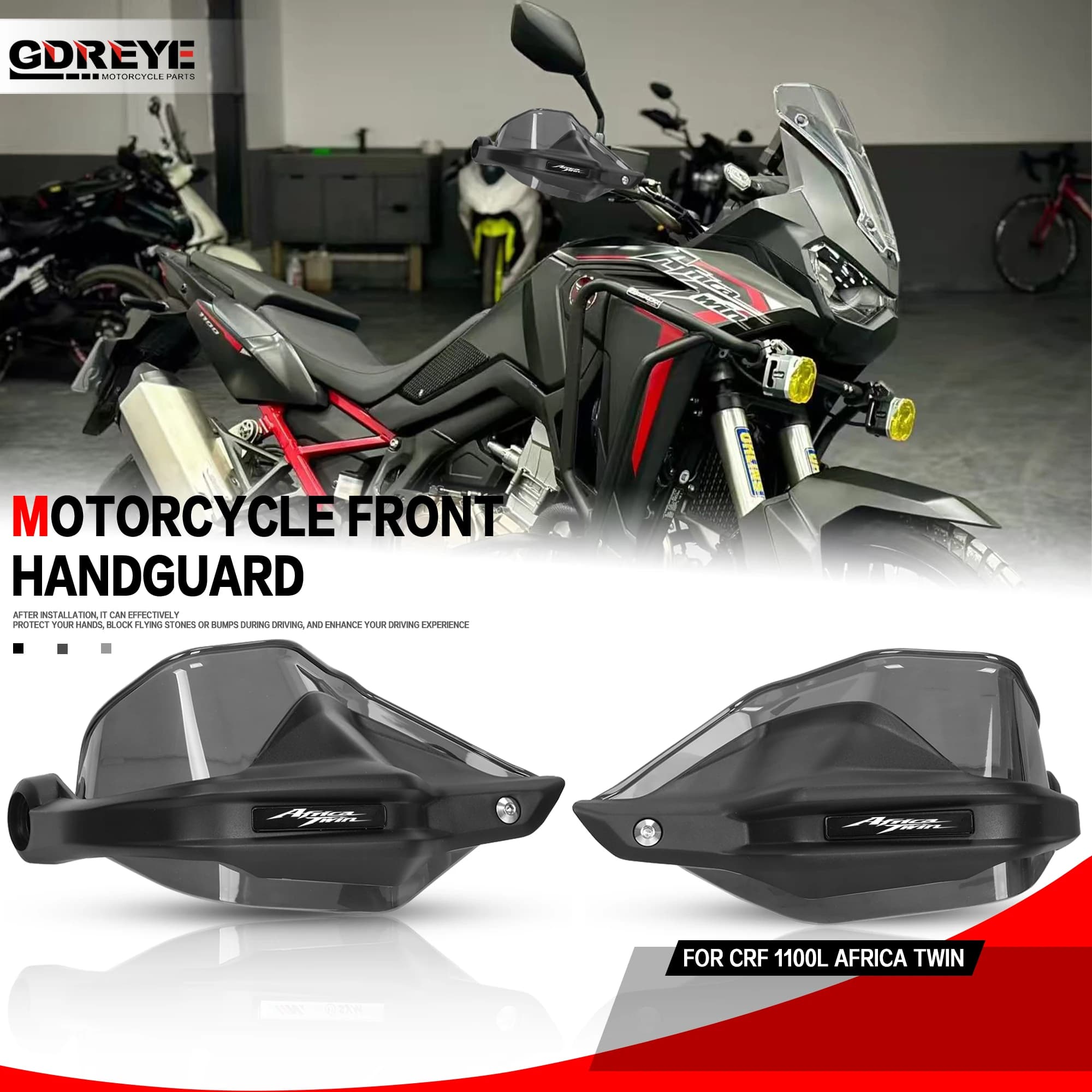 Paramani per Honda CRF 1100L Africa Twin, Protezioni per Manubrio, Copertura Protettiva per Parabrezza, Protezioni per Leve