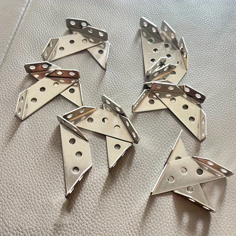 20 pezzi/10 pezzi Staffa trapezoidale, codice angolare, mensola in acciaio inossidabile, accessori
