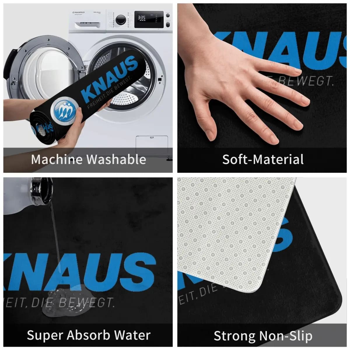Knaus Caravan Non-slip Zerbino Water Oil-proof Mat Kitchen Input Mats House Bedroom Mats