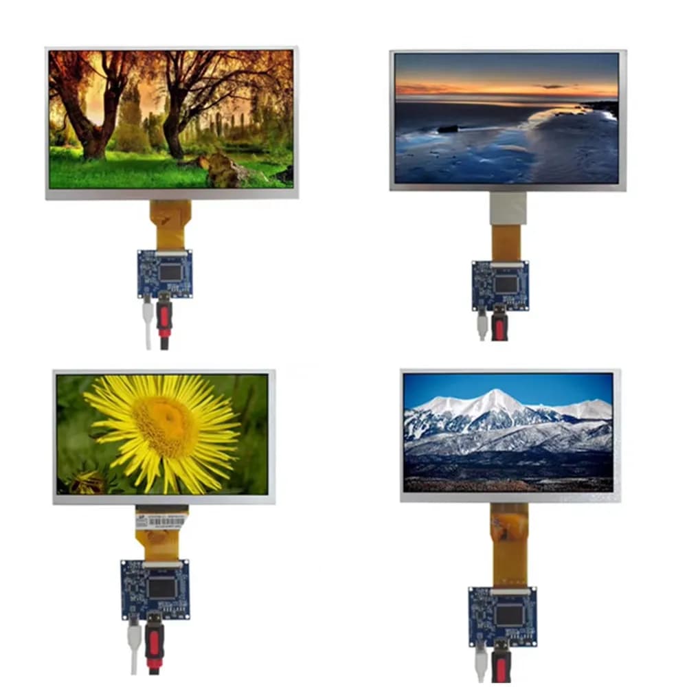 6.5/7/9/10.1 inch LCD Display Portable Monitor Driver Control Board for Mini Computer PC Raspberry Banana/Ray Pi