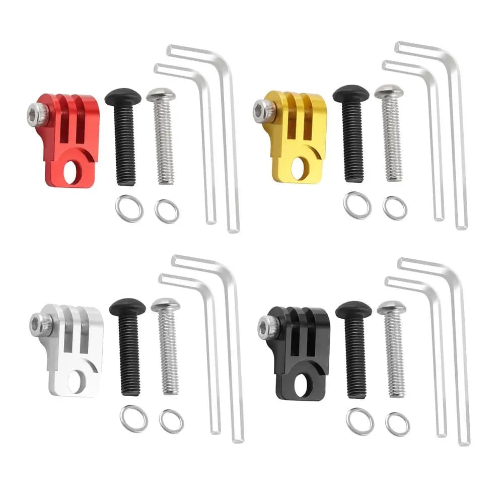 Supporto CNC per Bicicletta, Supporto Pieghevole per Luce Bici, Accessorio di Ricambio per Biciclette, Compatibile con Brompton, Supporto CNC per Fotocamera Sportiva