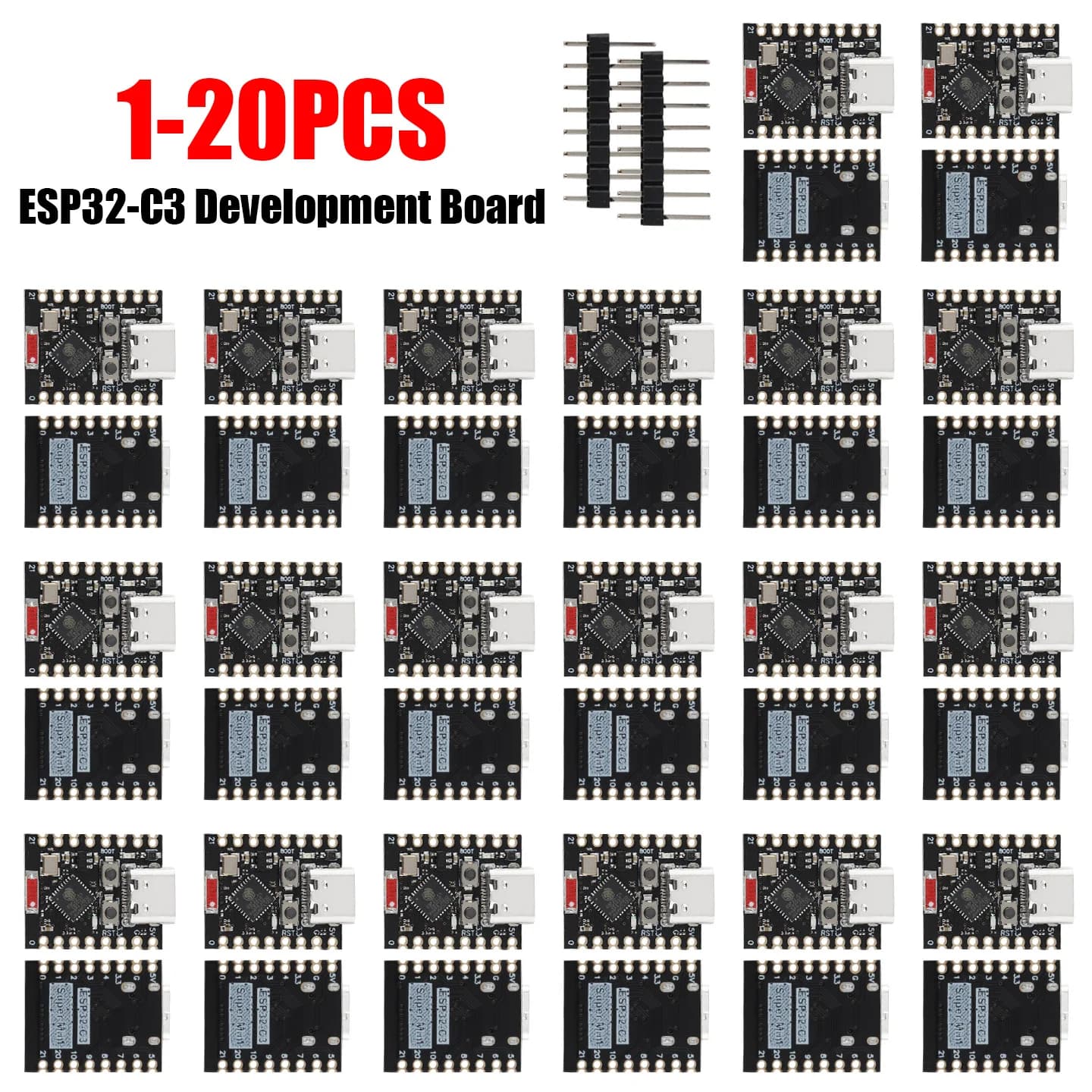 1-20PCS ESP32-C3 Scheda di sviluppo ESP32 SuperMini Scheda di sviluppo ESP32 Scheda di sviluppo WiFi Bluetooth per Arduino XCW