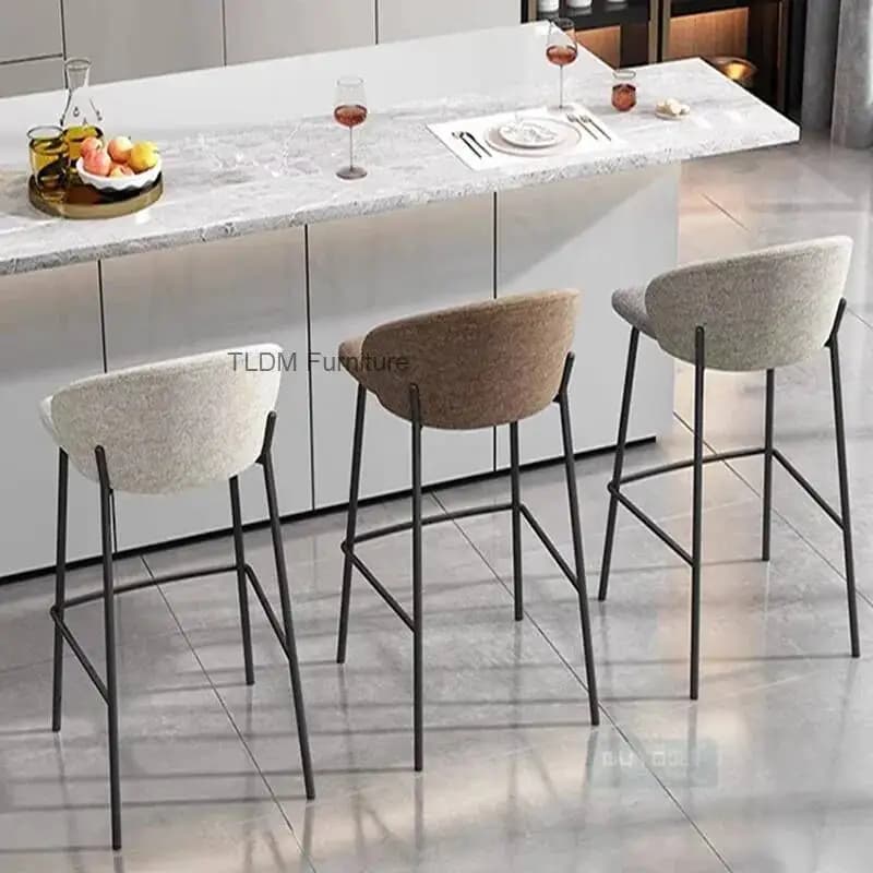 Sgabelli da Bar a Dondolo per Campeggio, Sedie da Bar Moderne di Design Nordico per Ristoranti, Sedie da Gaming Estetiche e Confortevoli, Arredamento per Saloni e Banchetti