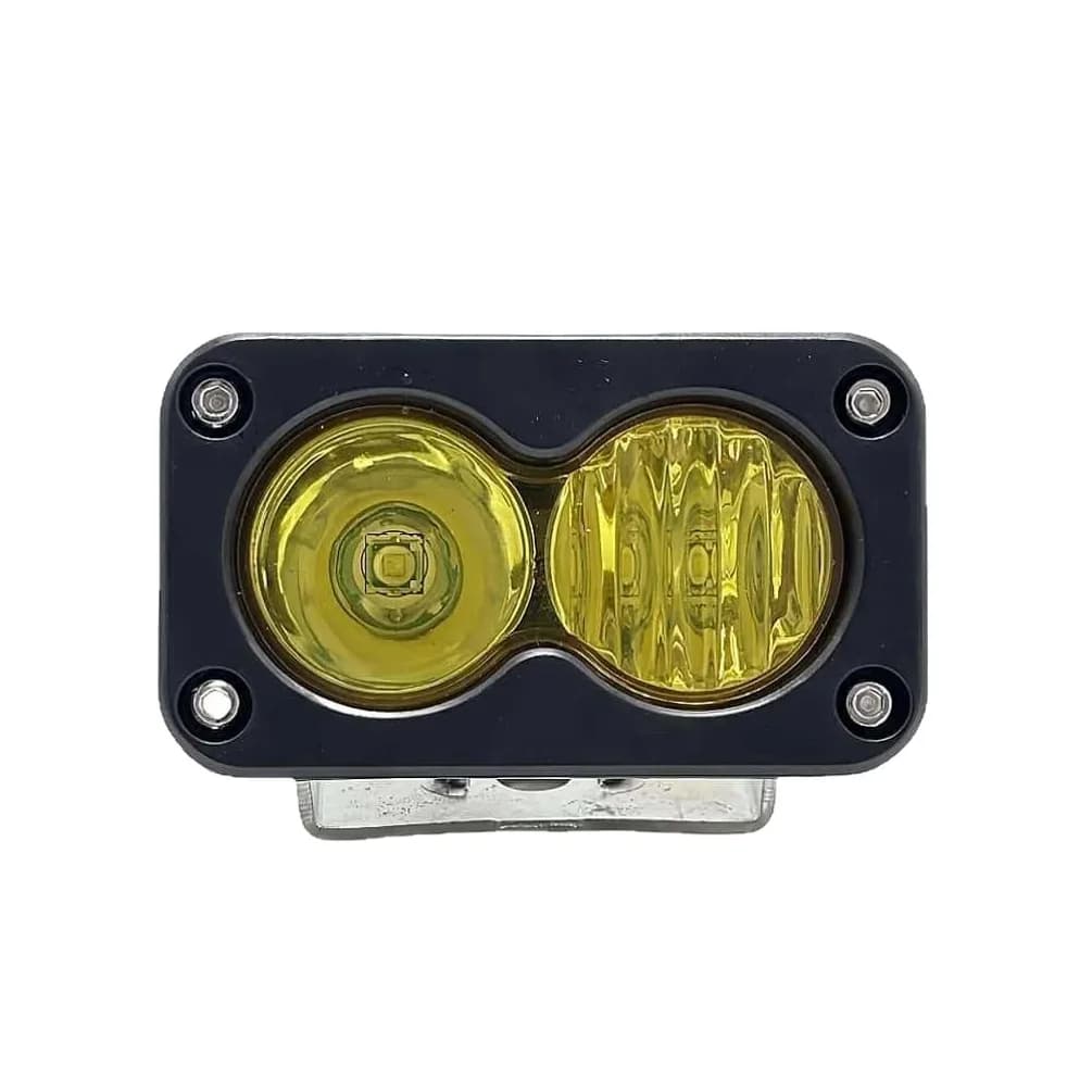 3 Inch Car Spotlight White Yellow LED Pod Driving Work Light for Motorcycle Pickup Truck Offroad Roof Luggage Rack Lamp