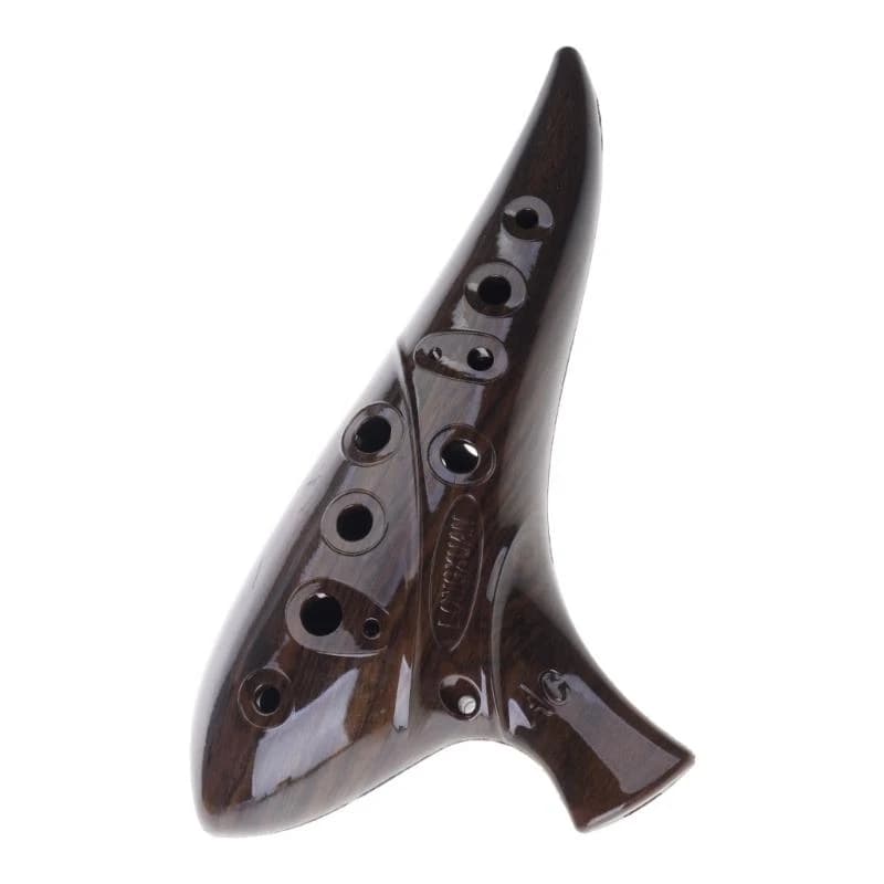 Ocarina professionale in ceramica a 12 fori dal design ergonomico adatta per amanti della musica