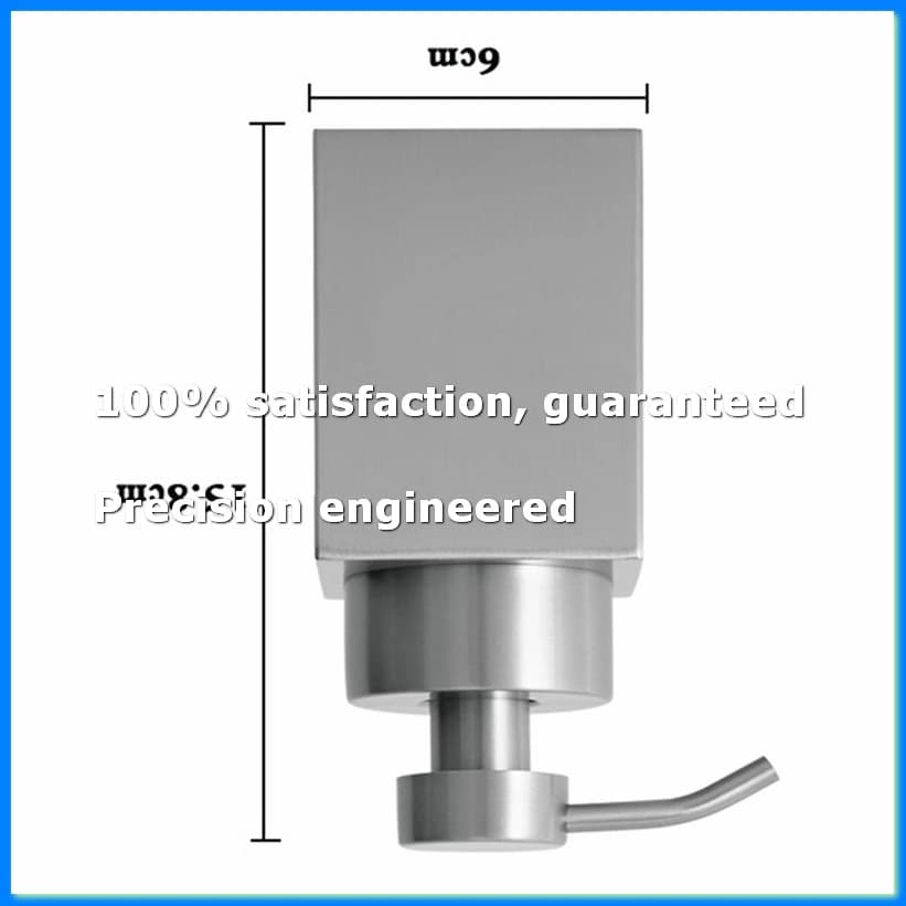 304 Stainless Steel Soap Dispenser Shower Gel Dispenser Bottle Shampoo Foamer Foaming Bottle Lotion Bottle Silver-A49I