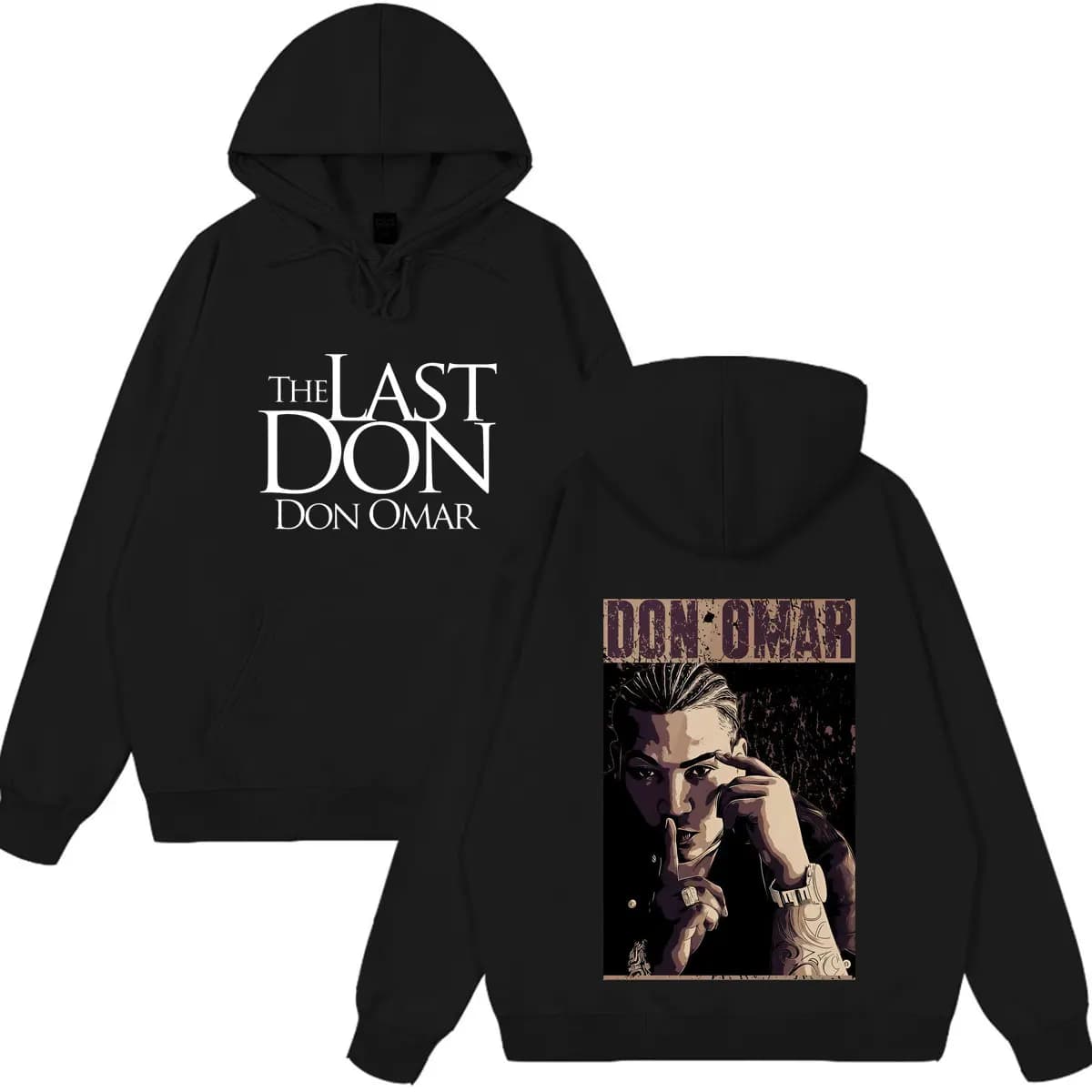 Rapper Don Omar Tour 2026 Print Hoodie Men Women Hip-hop Pullover Long Sleeves Casual Loose Oversized Fashion Sweatshirts