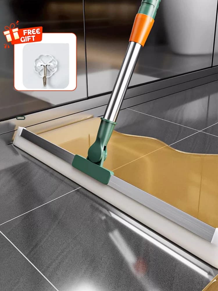 Silicone Scraper Broom Magic Wiper Floor Toilet Bathroom Squeegee Scrubber High Place Glass Wiper Household Cleaning Tools