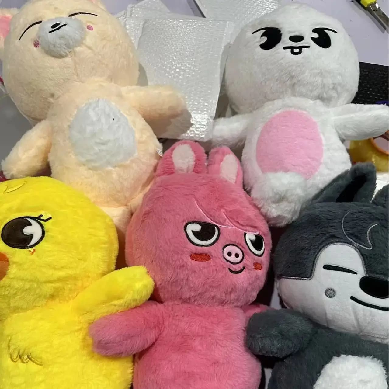 Collezione di peluche SKZOO Stray Kids da 55 cm 8 pezzi - Bambole di peluche con animali carini - Morbido cuscino avvolgente - Miglior regalo per bambini adulti