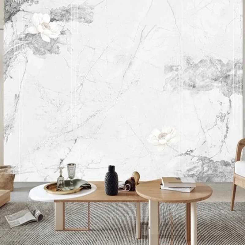 Custom murals Abstract marble wallpaper 3D wall tiles in Chinese style Background Home interior wall decoration