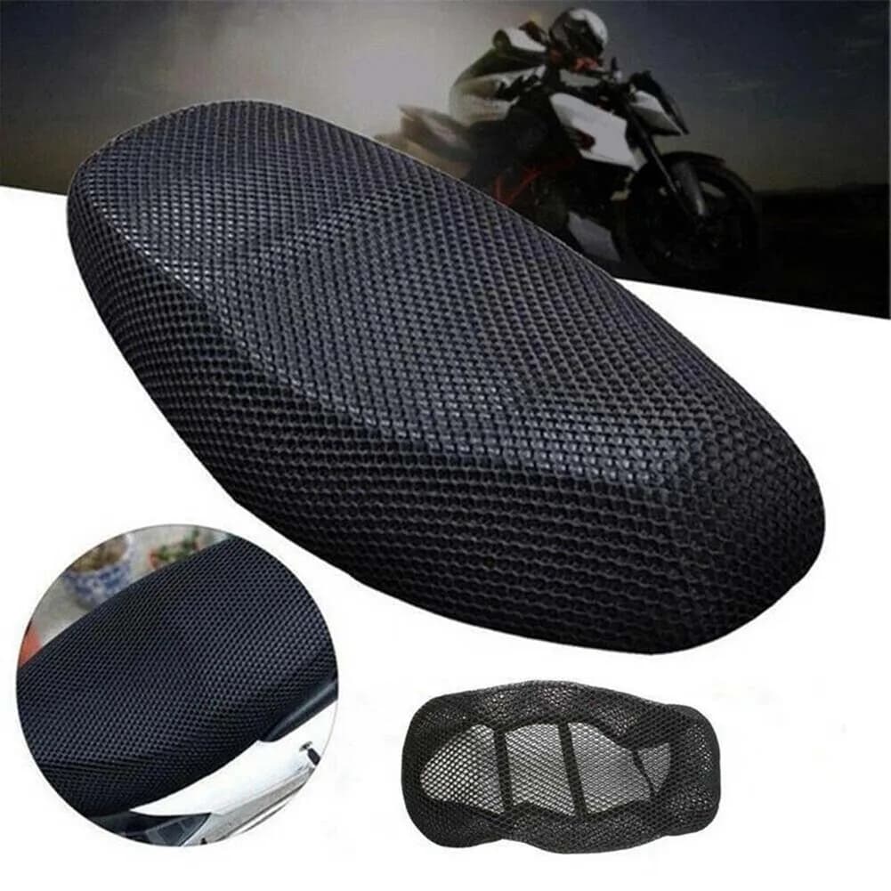 Fodere per cuscini per moto Cuscino antiscivolo Rete a rete Traspiranti per moto per coprisedili 85 * 60CM Accessori moto