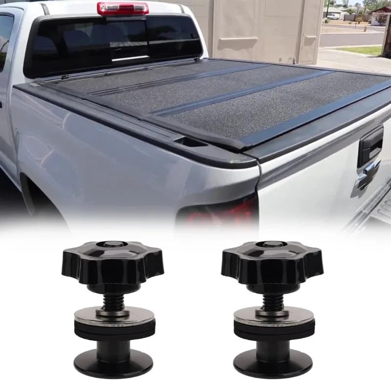 2/4PCS Bolt Cover Clamp Kit Elevator For Tonneau 254A0001 Components Foldable Truck Bed Bolts Hard
