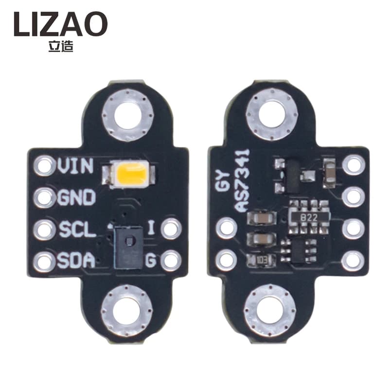 LIZAO GY-AS7262 AS7263 AS7341 Visible Infrared Spectrometer Color Sensor I2C Module For Arduino
