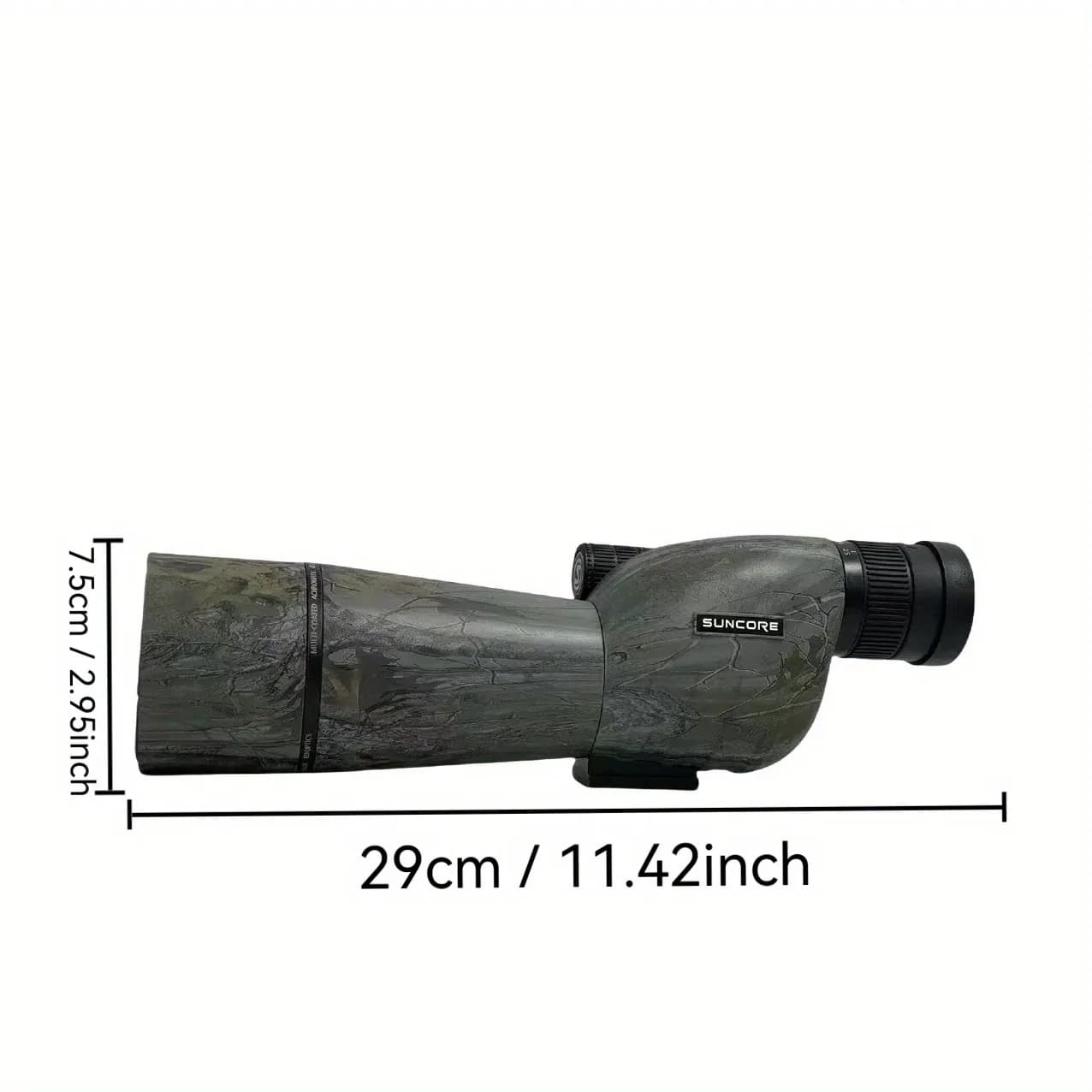 Cannocchiale Professionale SUNCORE per Birdwatching - Rivestimento FMC, Telescopio Multicolore, Treppiede in Metallo da 30cm