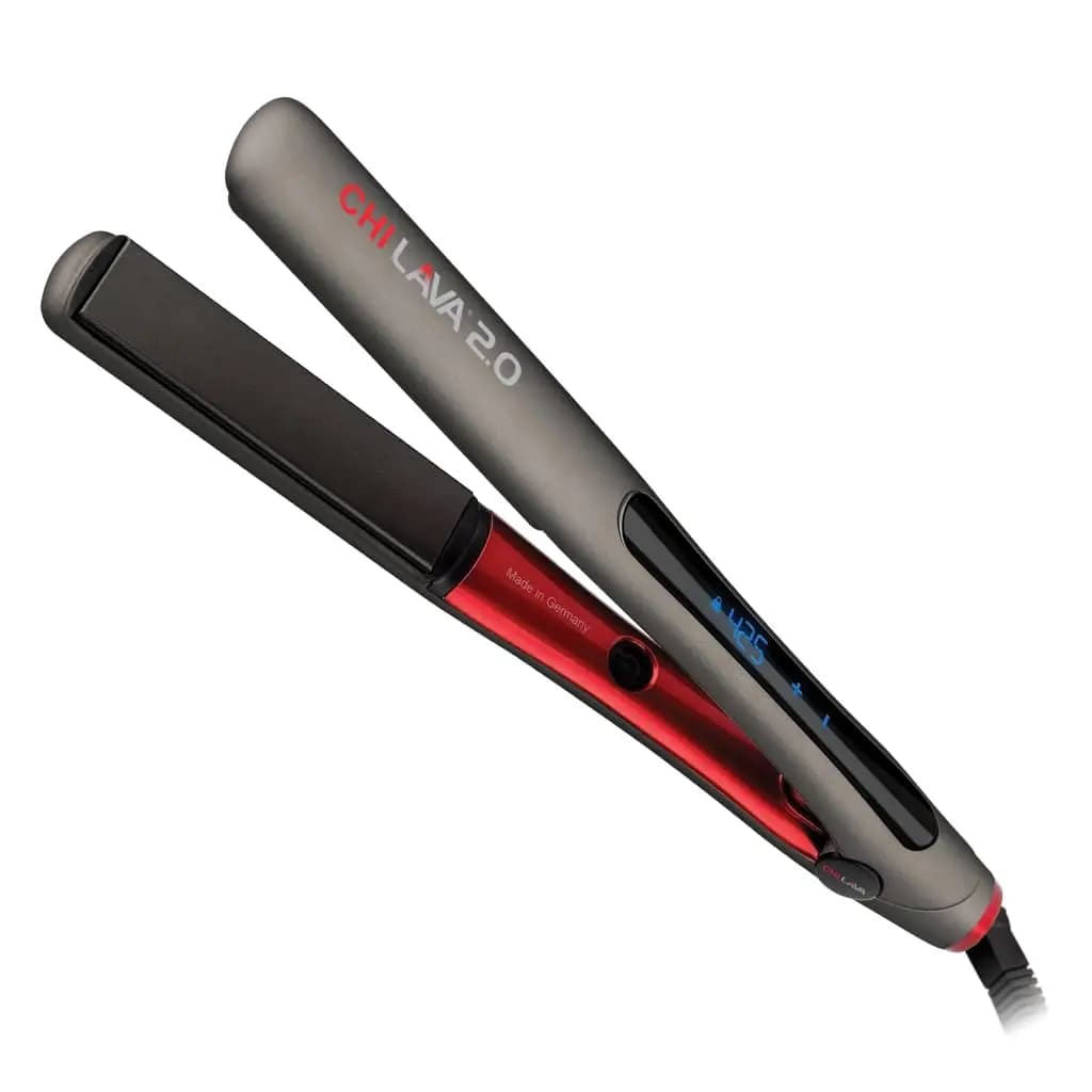 Piastra per Capelli Professionale da 1 Pollice con Piastre in Lava Vulcanica e Ceramica, Temperatura Digitale Regolabile, Cavo da 3,35m per uno Styling Liscio