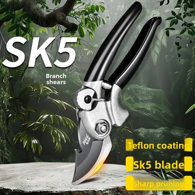 SK5 steel pruning shears, multifunctional garden scissors, pruning scissors for bonsai and fruit trees for the house