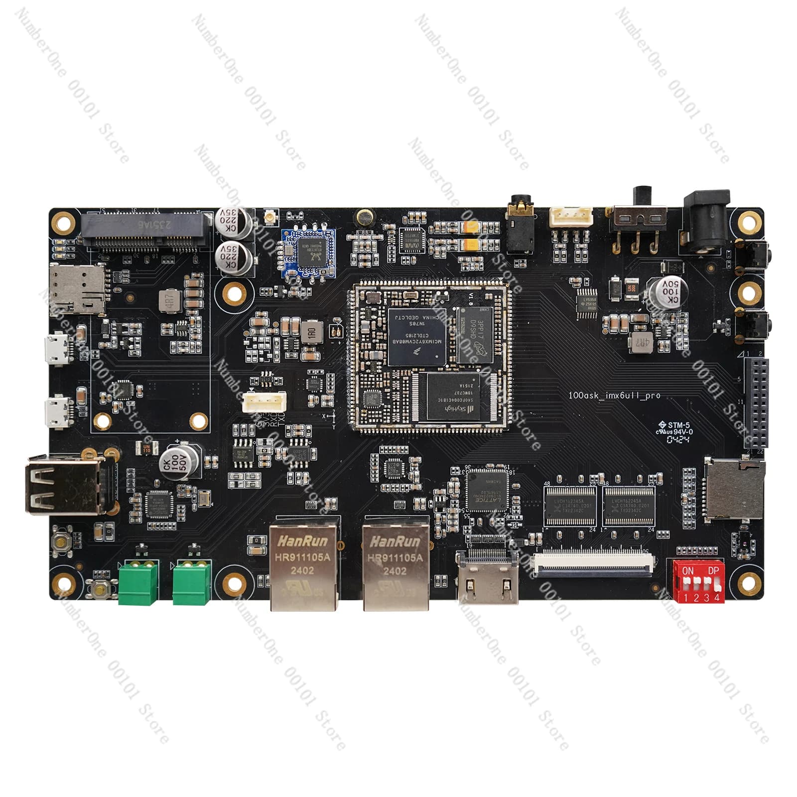Scheda di sviluppo del braccio touch screen Linux incorporata scheda principale driver di apprendimento fotocamera USB IMX6ULL