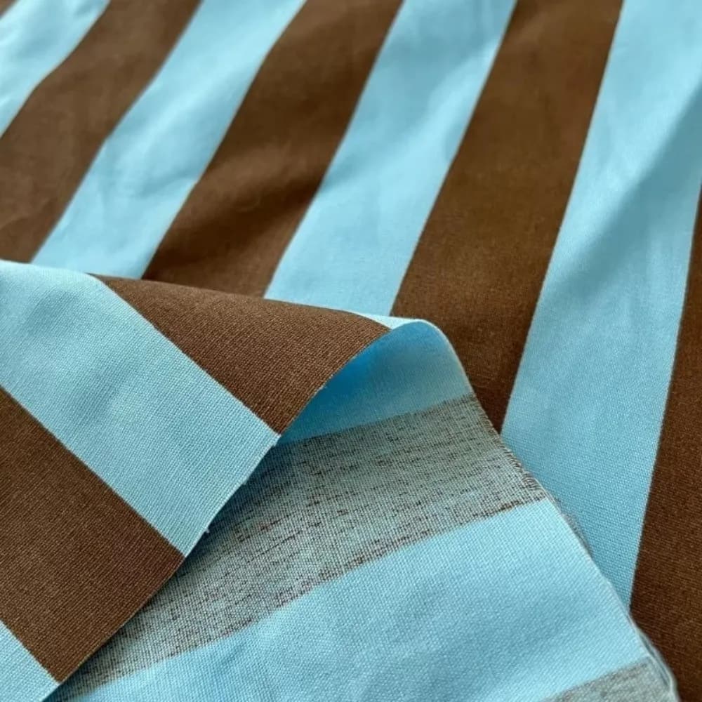 150*100cm Vertical Stripes Fabric Multicolor Cotton Clothes Sewing Material Dress Tablecloth Pillow Dressmaking Fabric