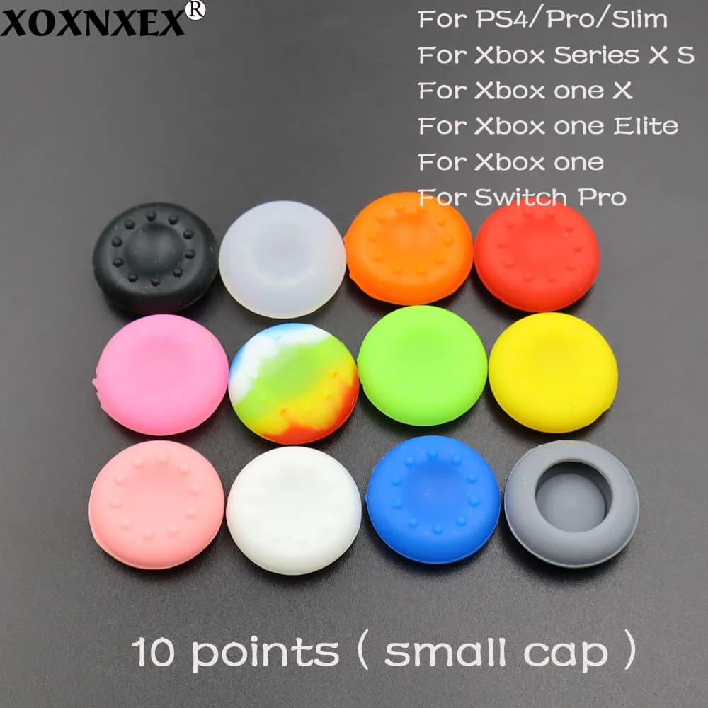 Copri joystick in silicone colorato per PS4 PS5, Xbox One/Series X S/Switch Pro Controller, protezioni per le manopole dei joystick.