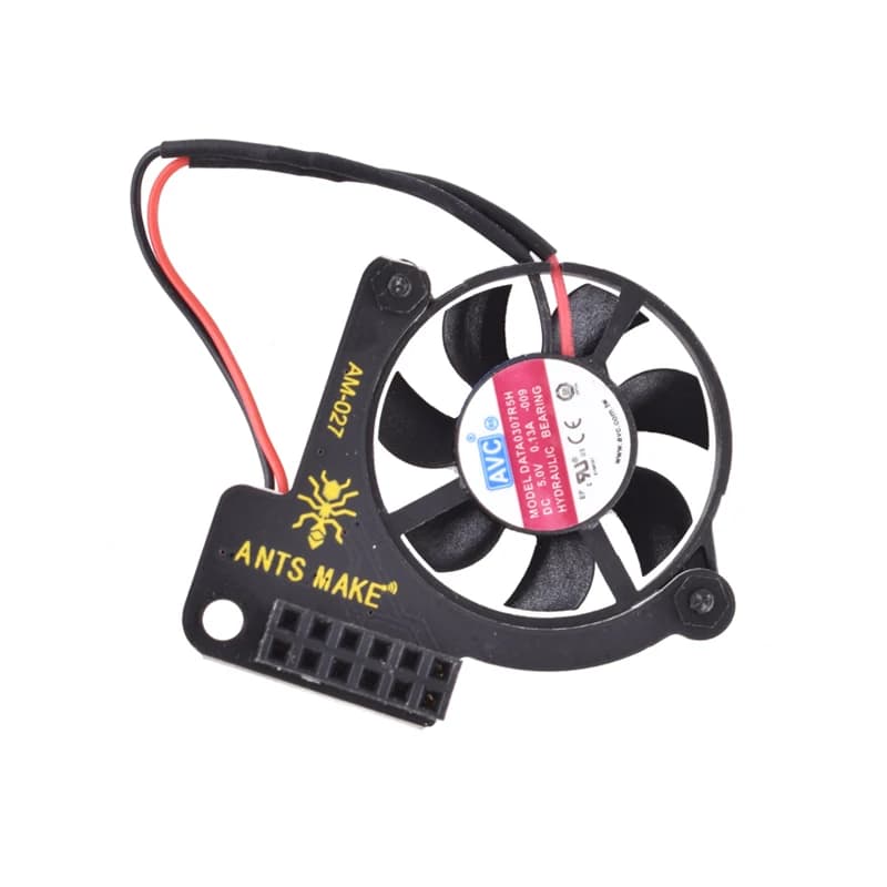 Raspberry Pi 5V 0.13A variable frequency intelligent cooling fan suitable for RasPi series motherboards