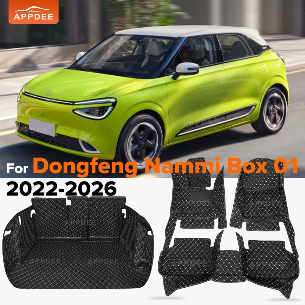 APPDEE Tappetini per auto per Dongfeng Nammi Box 01 2022 2023 2024 2025 2026 Tappetini per bagagliaio Cargo Liner Accessori interni