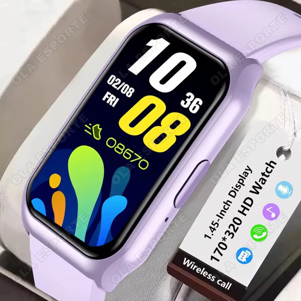 Full Touch Screen Smart Watch Uomo Donna Sport Track HD Chiamata Bluetooth Monitoraggio della frequenza cardiaca del sonno Smartwatch fitness impermeabile