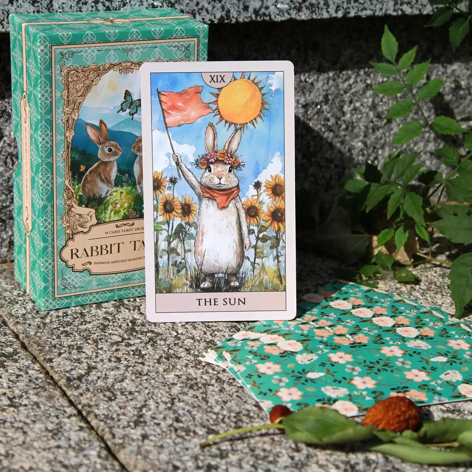 New Original Authentic High Priestess Exclusive Cute Rabbit Tarot Cards 12x7cm Oracle Rider Waite Deck Luxury Professional