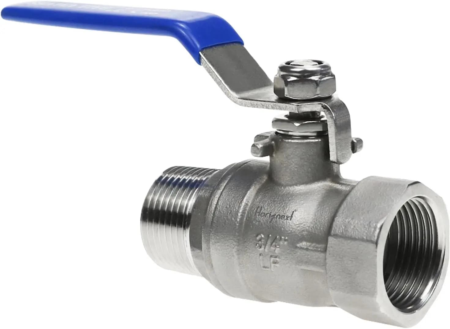 Rubinetto da Esterno Resistente 3/4 - Bib per Tubo in Acciaio Inossidabile con Valvola a Flusso Regolabile per Giardino, Barile per Acqua Piovana, Prato e Cortile