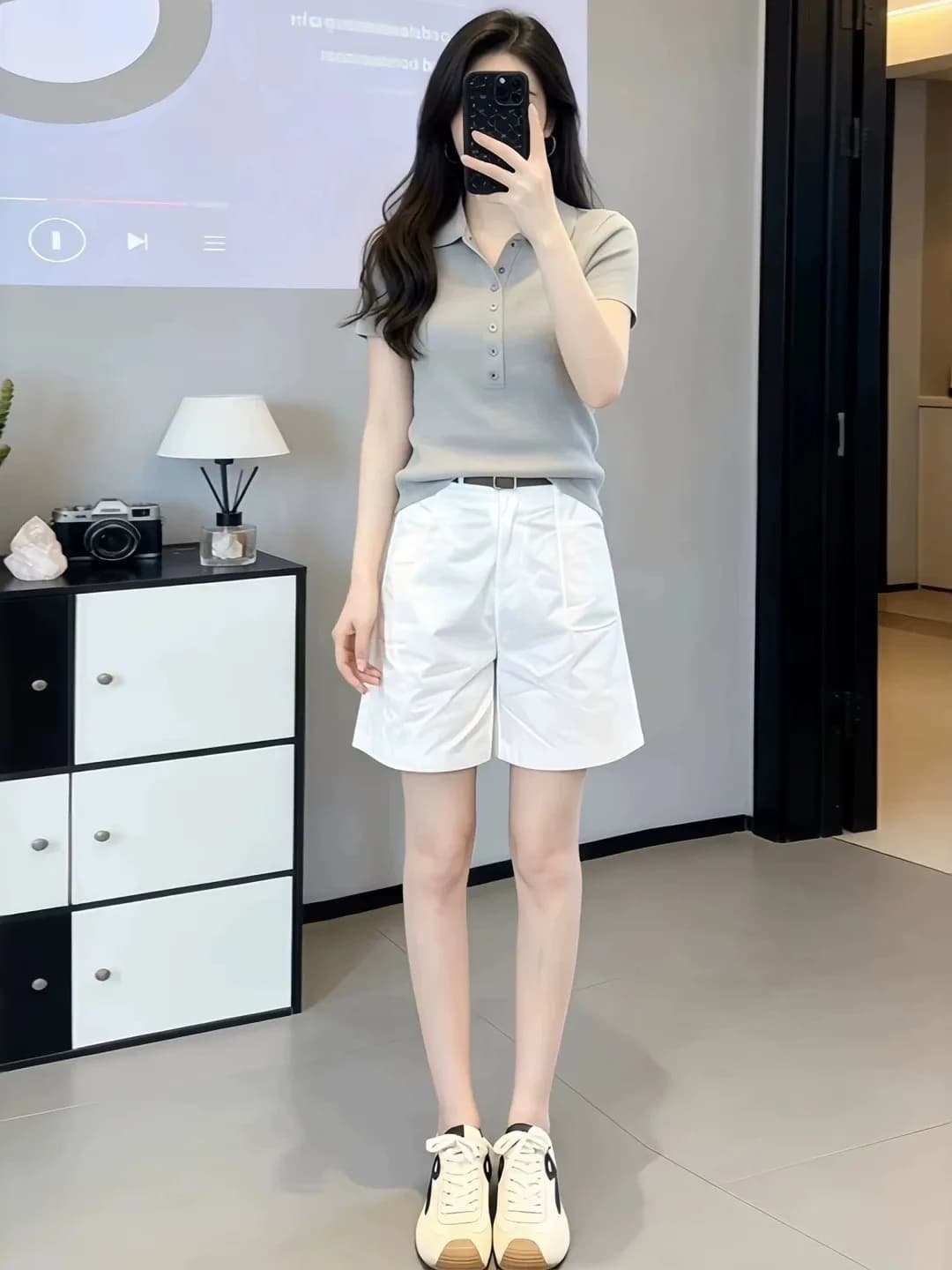 Slim Fit Pure Cotton Neck Short Sleeve T-Shirt Women Summer Large Size Fashionable Casual Korean Style Top Shirt