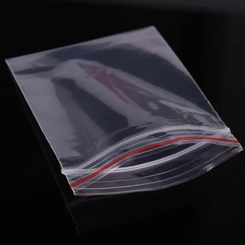 500 Sacchetti Ziplock in PE Trasparente da 50 Micron per DIY, Cacao, Matcha, Zucchero, Caramelle, Frutta Secca, Polveri, Libri, Regali, Biscotti
