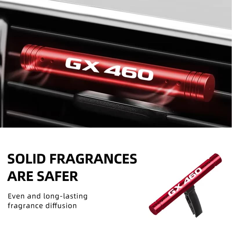For Lexus GX460 Logo Deodorants For Auto Perfume Oil Essential Sticks Aroma Diffuser Vent Clip Pattern Fragrance Accessories Car