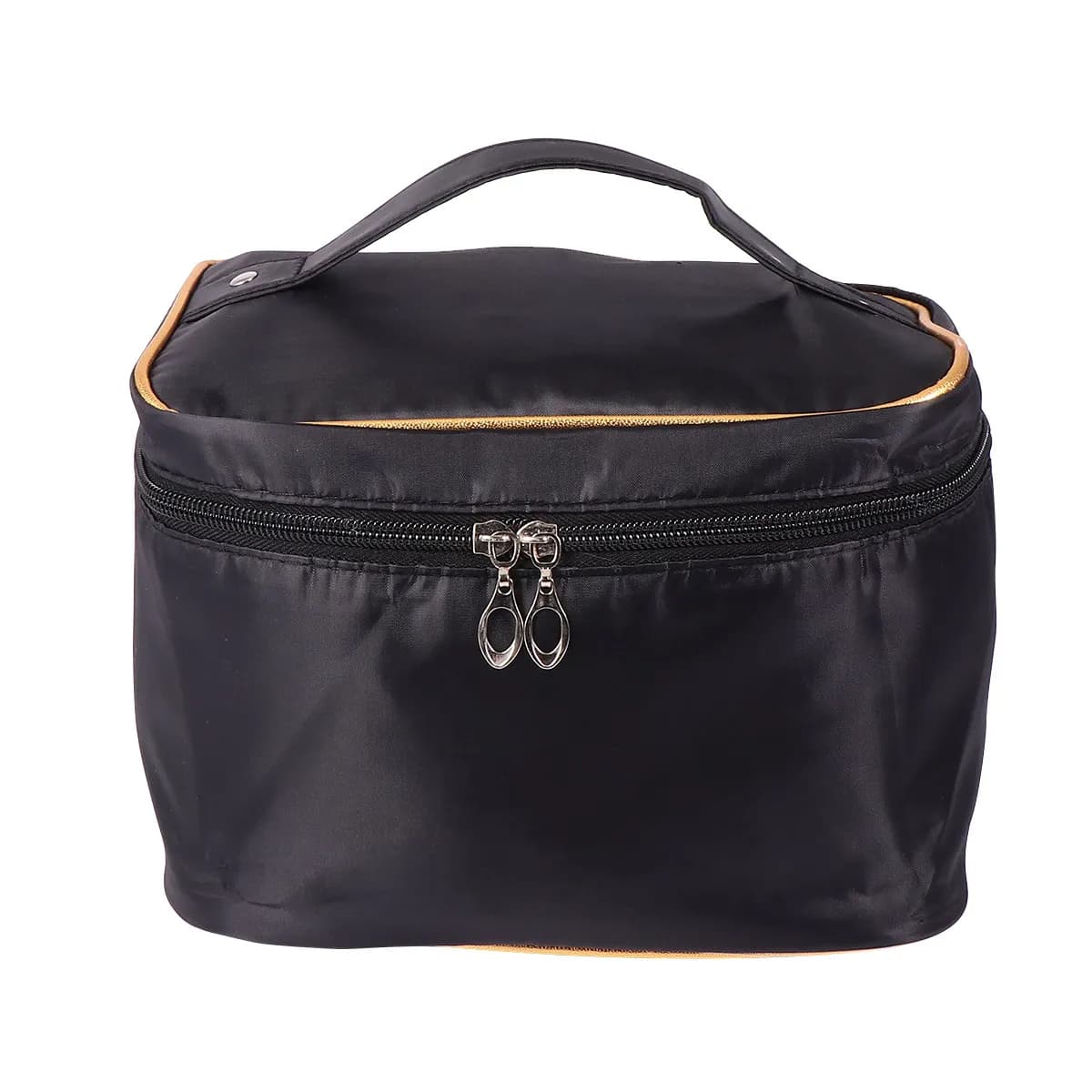 Waterproof Premium Polyester Makeup Bag Large Capacity Cosmetics Storage Organizer for Brushes Lipsticks Eyeshadow Skincare