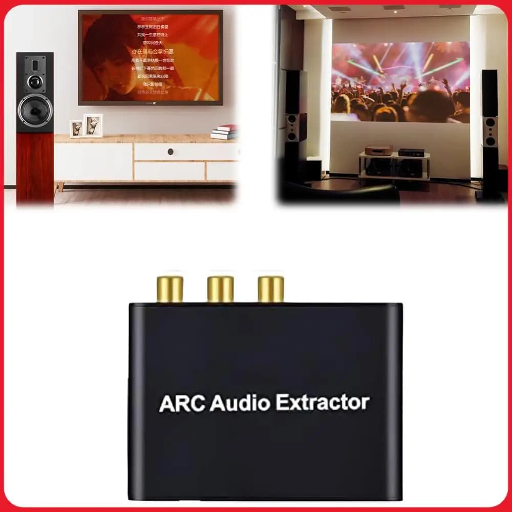 Estrattore Audio ARC Compatibile HDMI, Convertitore Canale di Ritorno ARC, da ARC a SPDIF Coassiale L/R Jack 3.5mm per Altoparlanti HDTV