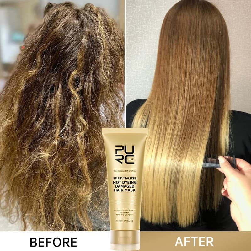 PURC Protein Hair Mask Keratin Damage Repair Cream Dry Smoothing Treatment Cream straightens the shiny moisturizing product for hair care