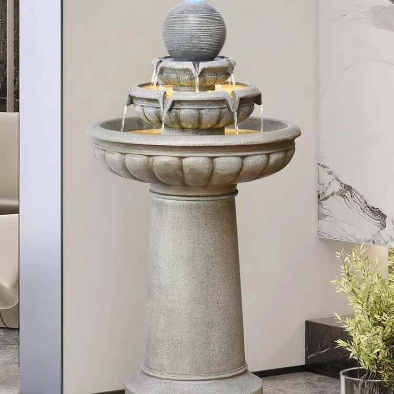 L'acqua corrente DHY genera ricchezza pendolo atterraggio trasferimento feng shui palla paesaggio acquario fortunato