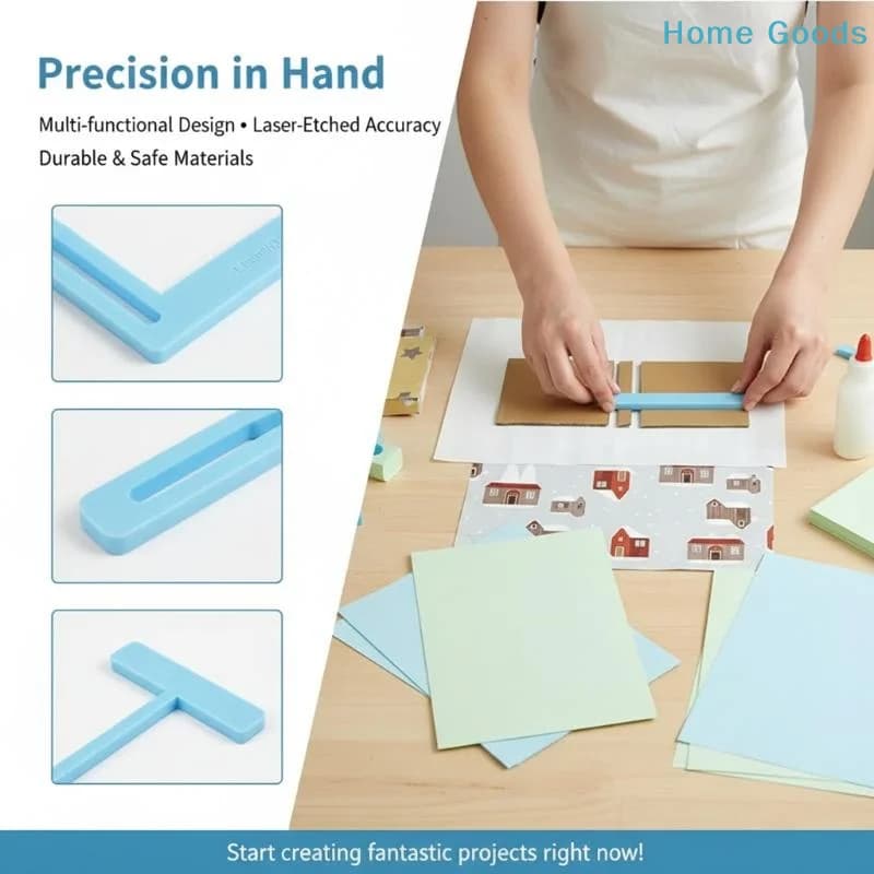 6Pcs Bookbinding Starter Kit Scrapbooking Tools Set Durable Stencils for Handmade DIY Craft Book Project and Photo Albumsproduct
