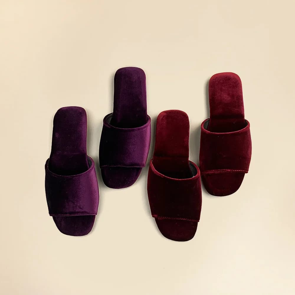 Pantofole da Donna alla Moda, Ciabatte in Velluto per Coppie, Scarpe da Interno Antiscivolo per Tutte le Stagioni, Pantofole da Uomo