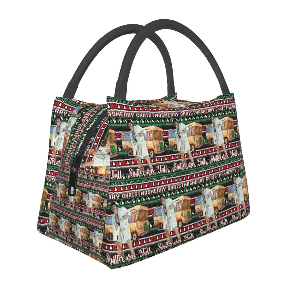 Mens Womens Cousin Eddie Insulated Lunch Bag for School Bento Storage Food Boxes Portable Container Cooler Thermal Lunch Tote