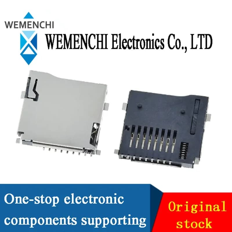 Connettore PCB automatico adattatore presa scheda Micro SD tipo push-push da 10 pezzi