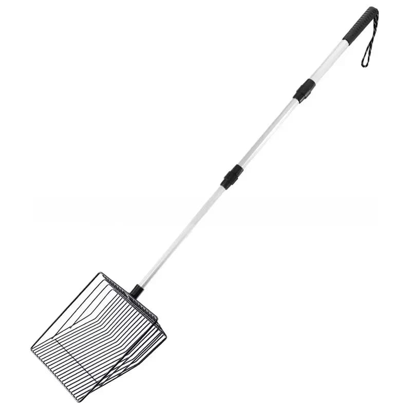 Retractable Chicken Shovel Screen Shovel Removable Chicken House Cleaning Tool Cat Litter Chicken House Cleaning