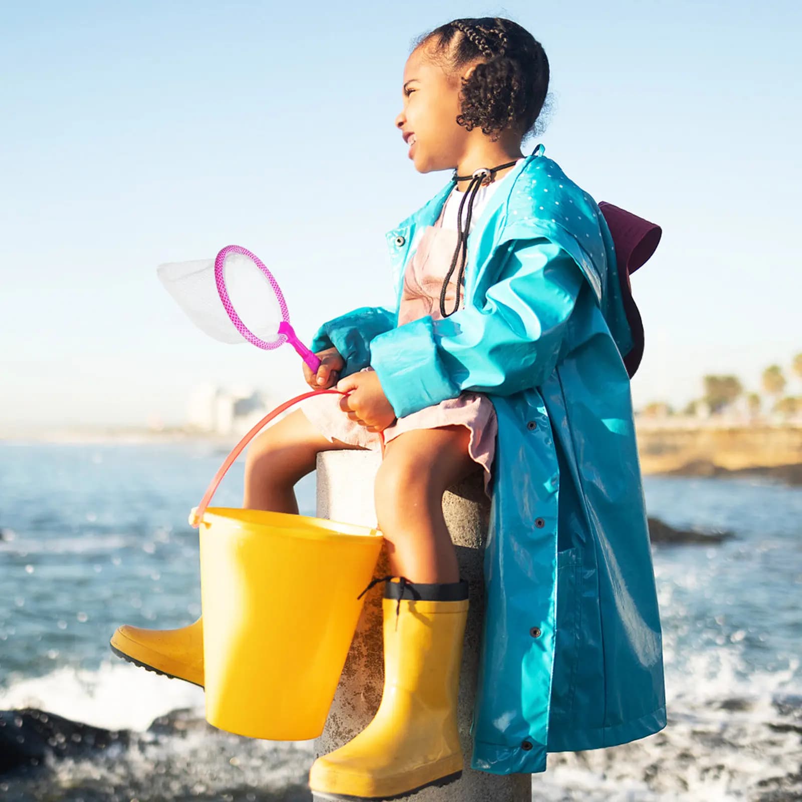 Set di 4 Reti da Pesca per Bambini, Reti a Maglia Fine per Catturare Pesci e Farfalle, Rete per Granchi per Bagno, Acquario ed Esplorazioni all'Aperto