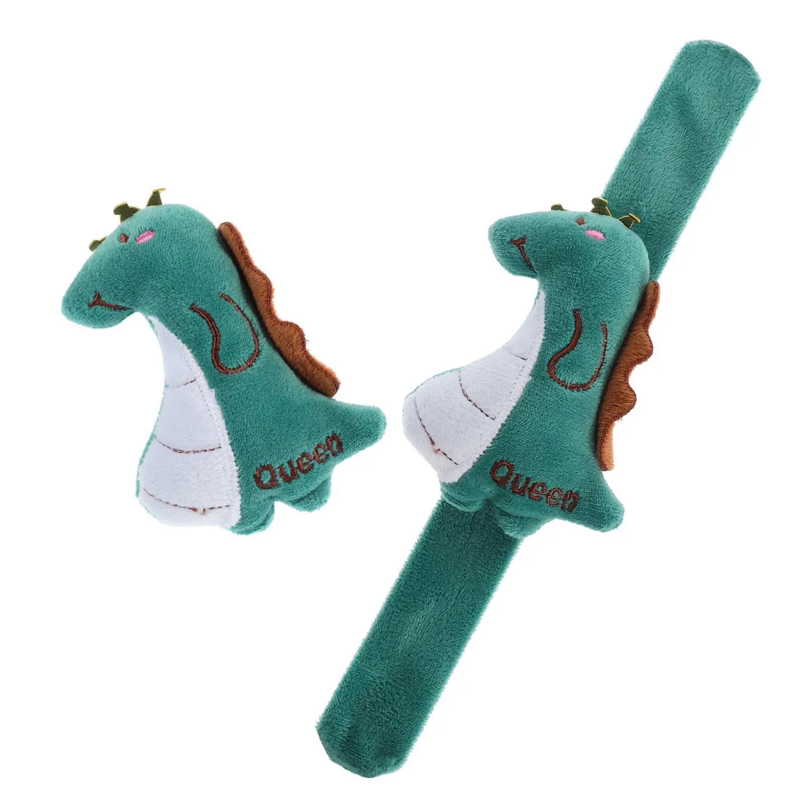 2 Pezzi Braccialetti a Scatto con Animali di Peluche, Gadget per Sacchetti Regalo per Bambine, Braccialetti Cartoon per Bambini