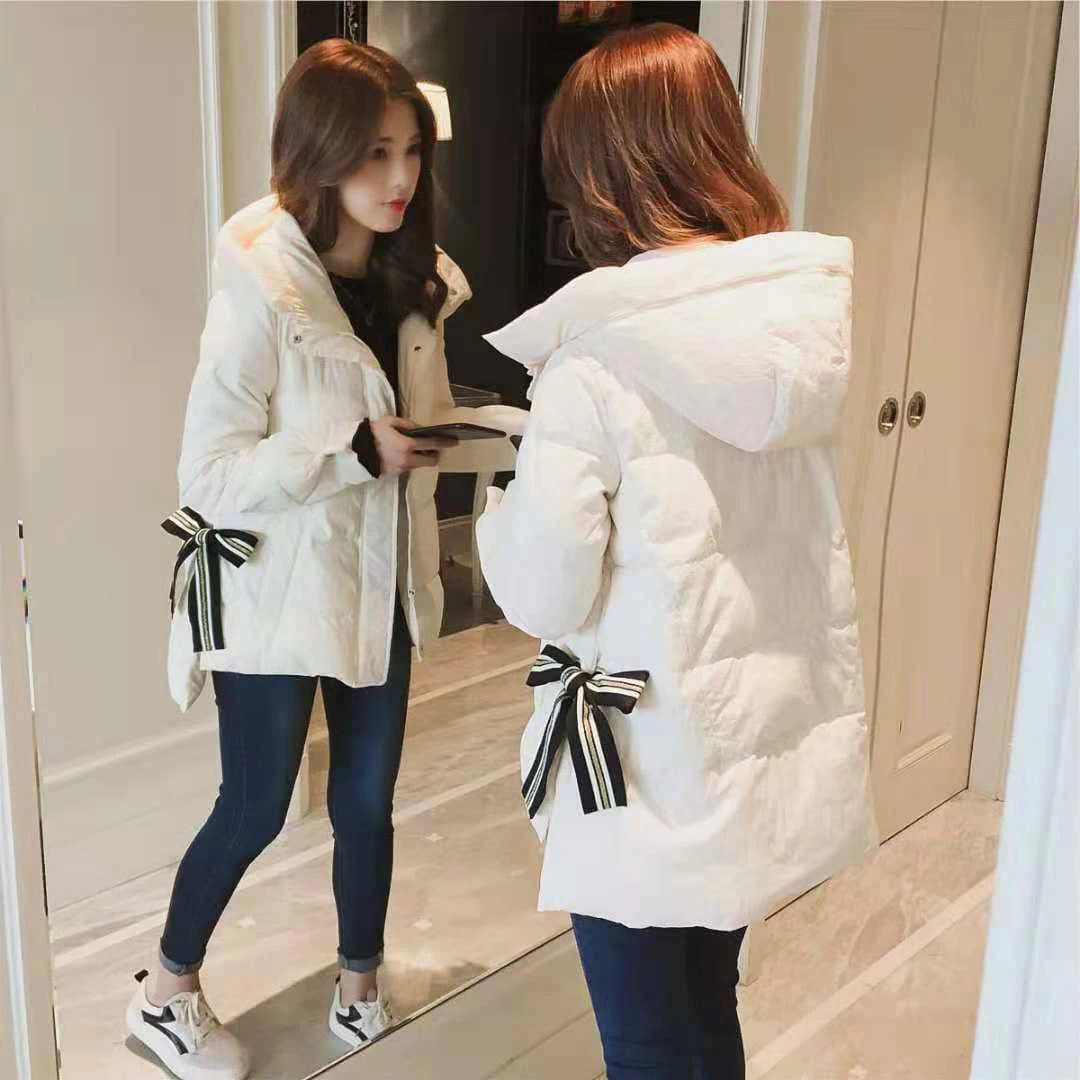 White High-End Women's down Jacket Winter Fashionable Outerwear 2025 New Style Premium Cotton Coat Stylish Trendsetter