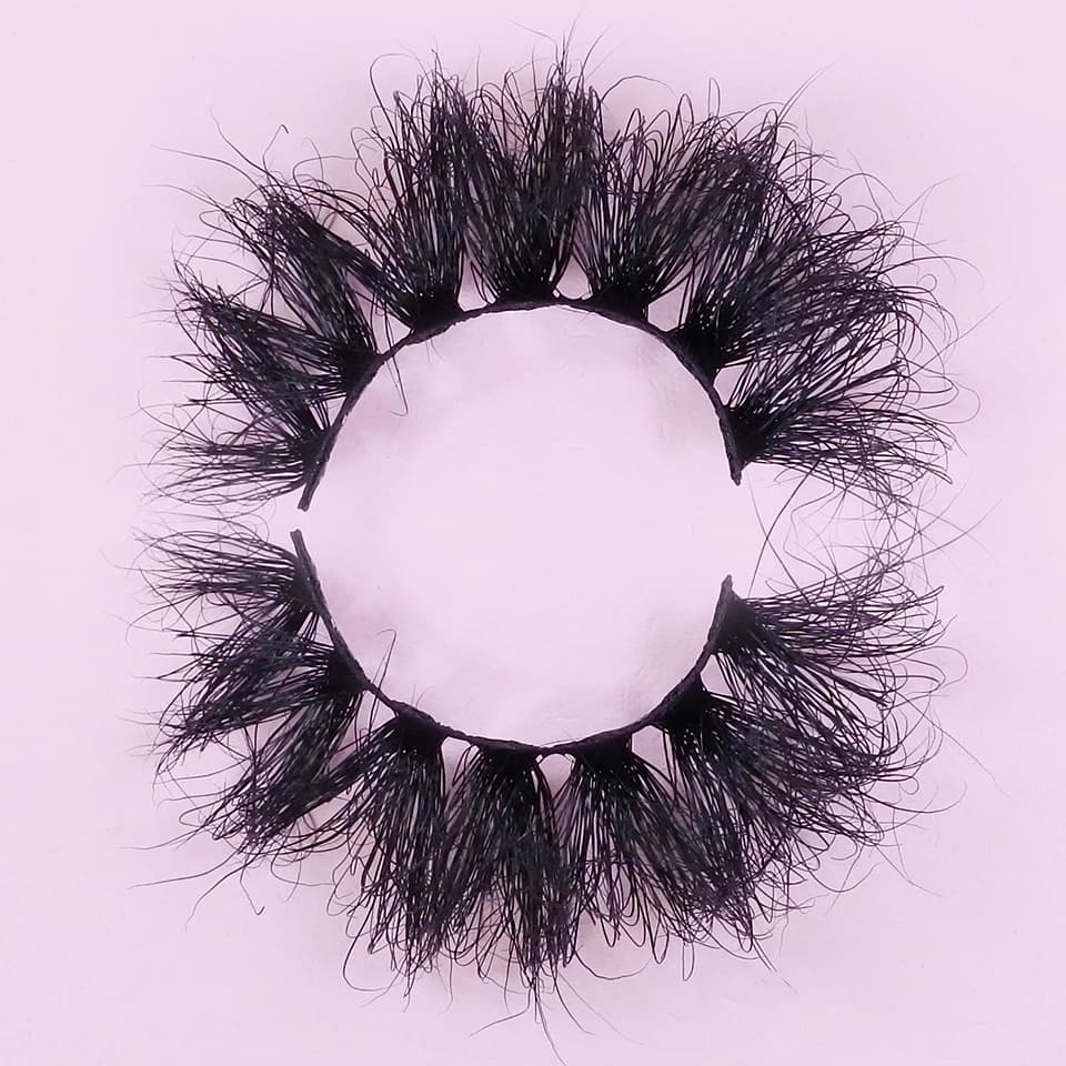 Red mermaid mink facet hair real mink eyelashes disordered natural soft eyelashes court mink makeup facial eyelashes