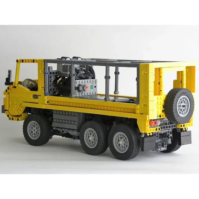 MOC-55741Classic Cargo6x6FullyRemote-Controlled Transport Truck Building Block Model1764Parts Boys' Children's Birthday Toy Gift